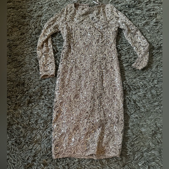 Beautiful rose gold glitter party dress - Picture 1 of 2